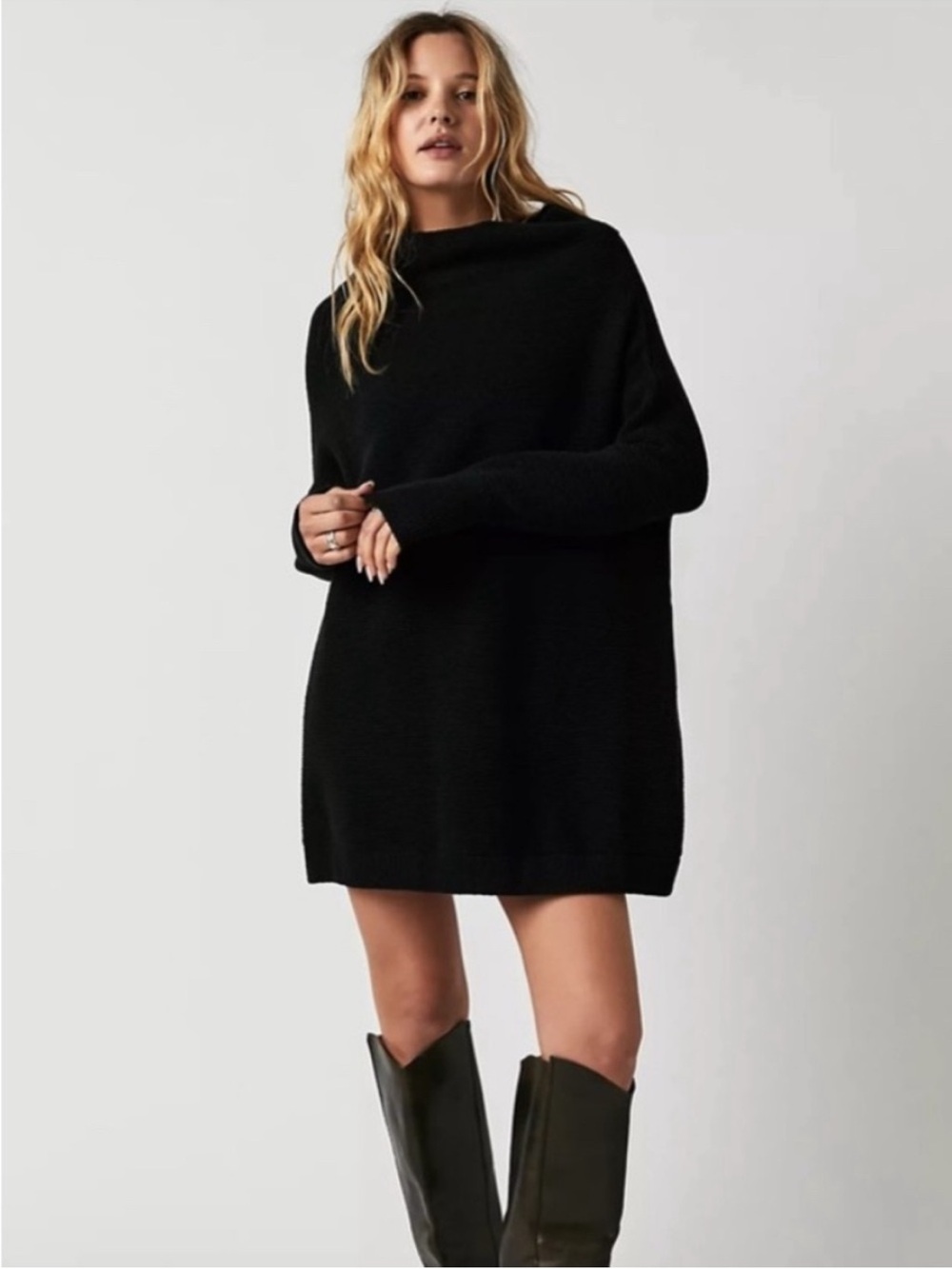 Free People Ottoman Tunic in Black size medium